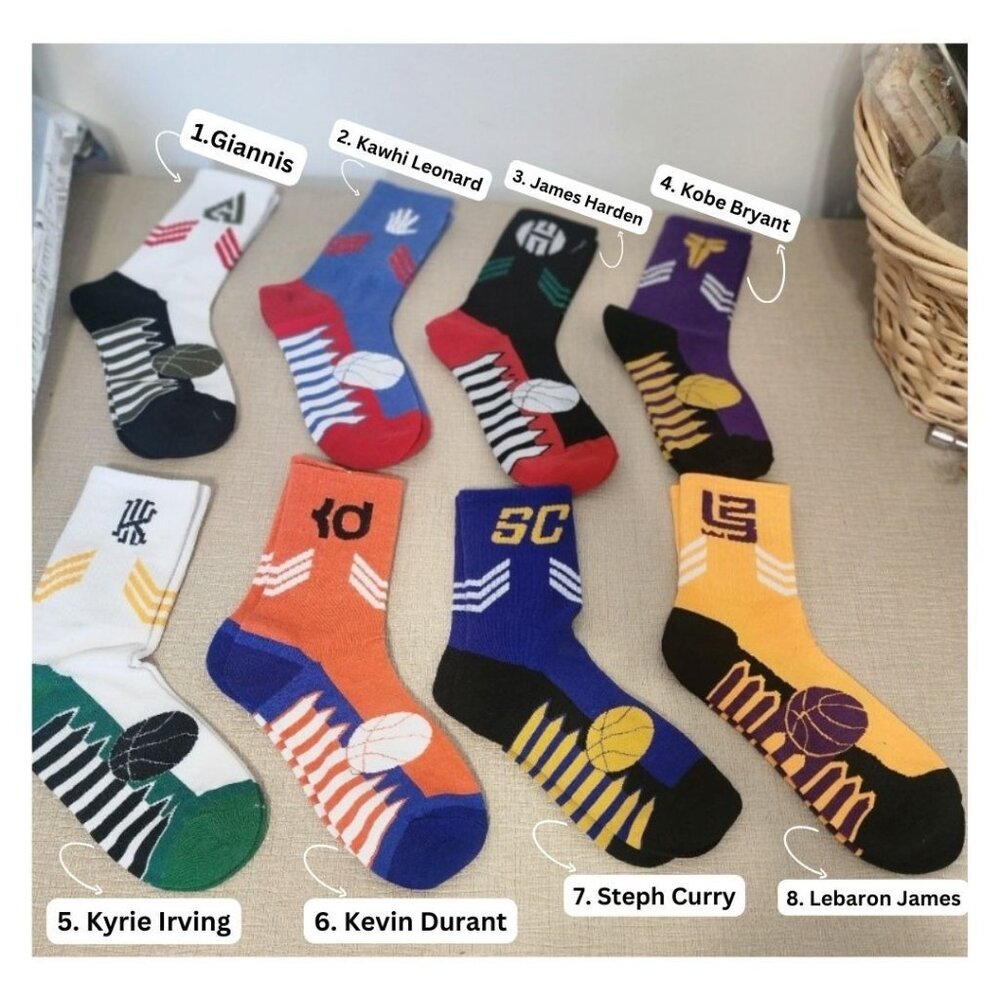 NBA players basketball socks - Groups of 4 - Picture 2 of 4